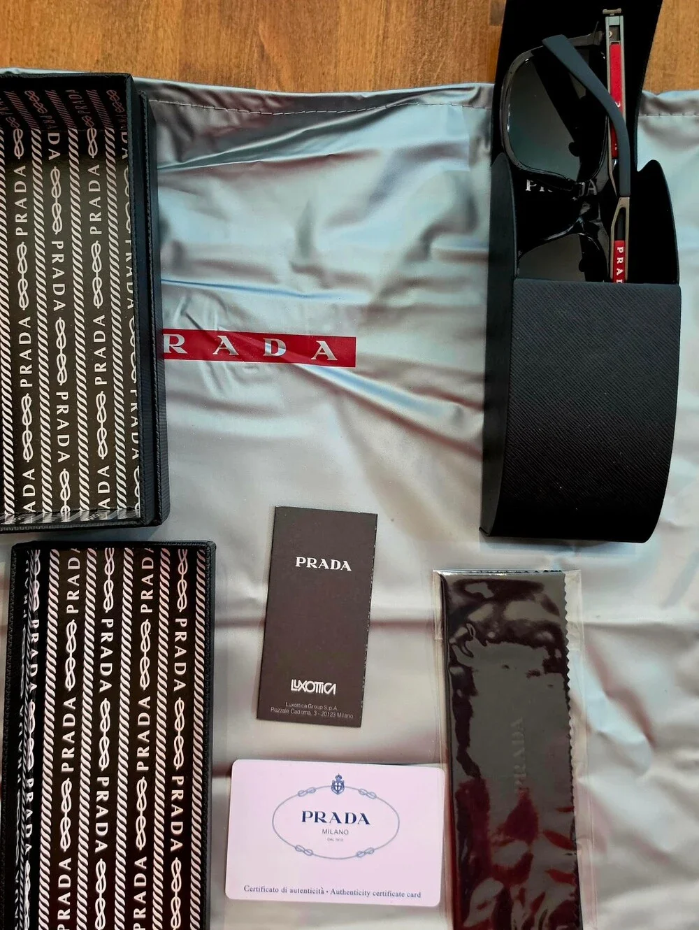 Prada Men’s Black Gradient Sunglasses - PRADA